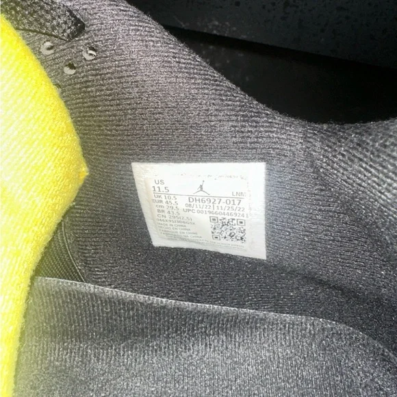 Jordan 4 yellow thunder